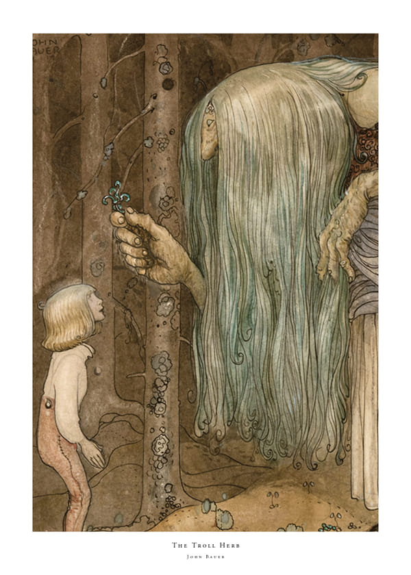 Póster The Troll Herb By John Bauer