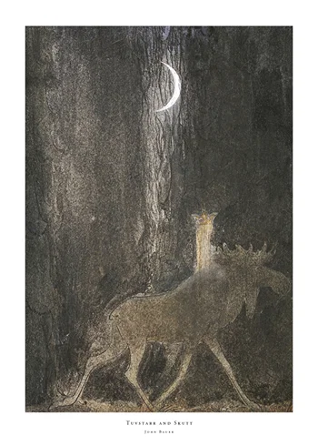 Poster Tuvstarr och Skutt By John Bauer