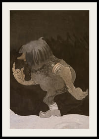 Troll on a Hike By John Bauer-4