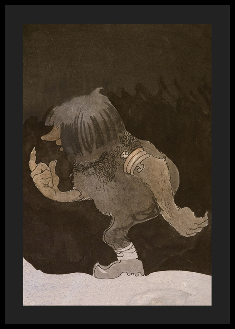 Troll på vandring By John Bauer-12