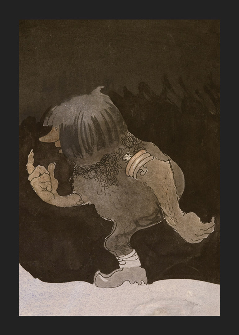 Troll på vandring By John Bauer-12