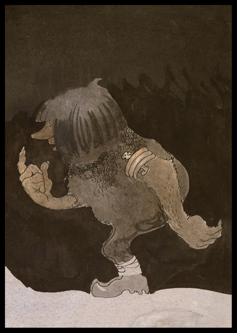 Troll på vandring By John Bauer-12