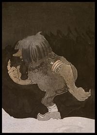 Troll on a Hike By John Bauer-2