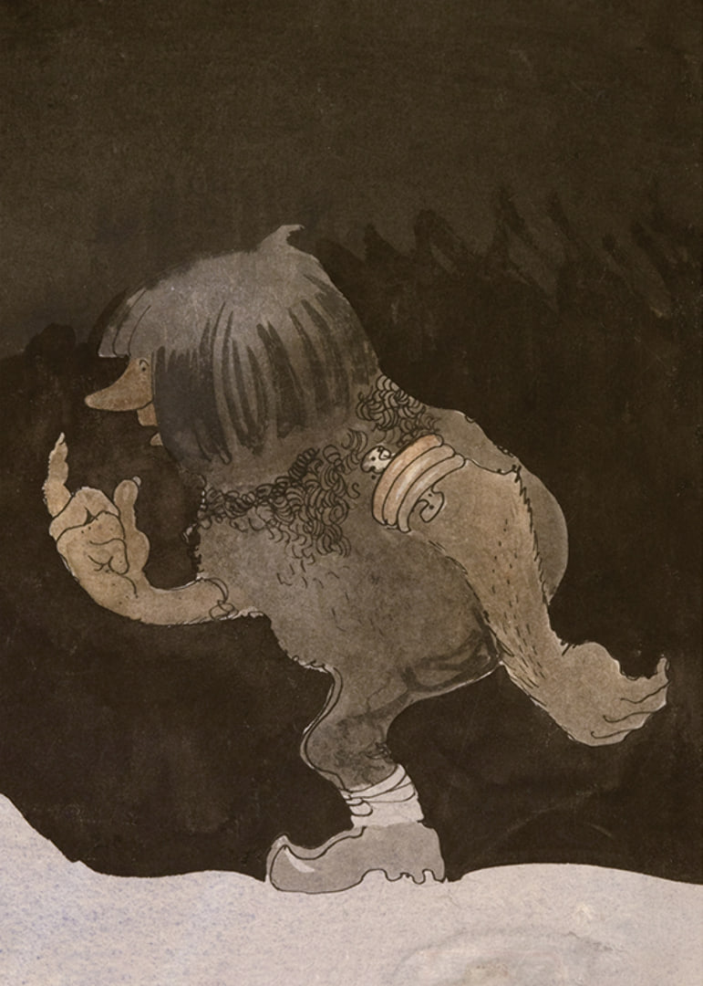 Troll på vandring By John Bauer-12