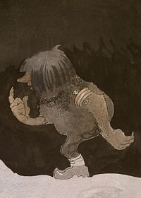 Troll on a Hike By John Bauer-3