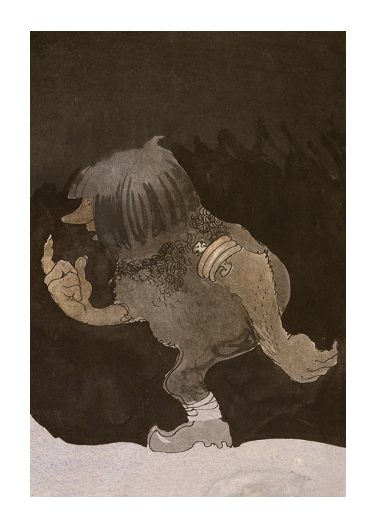 Troll på vandring By John Bauer-12