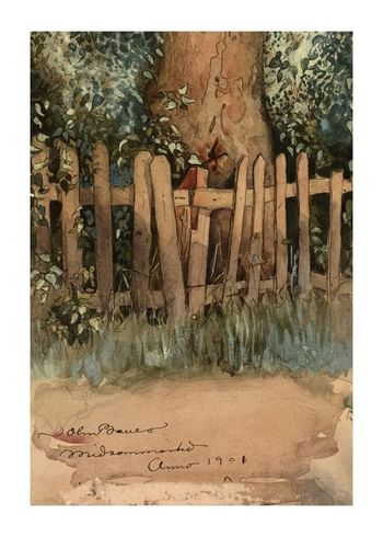 Plakat Midsummer Time By John Bauer