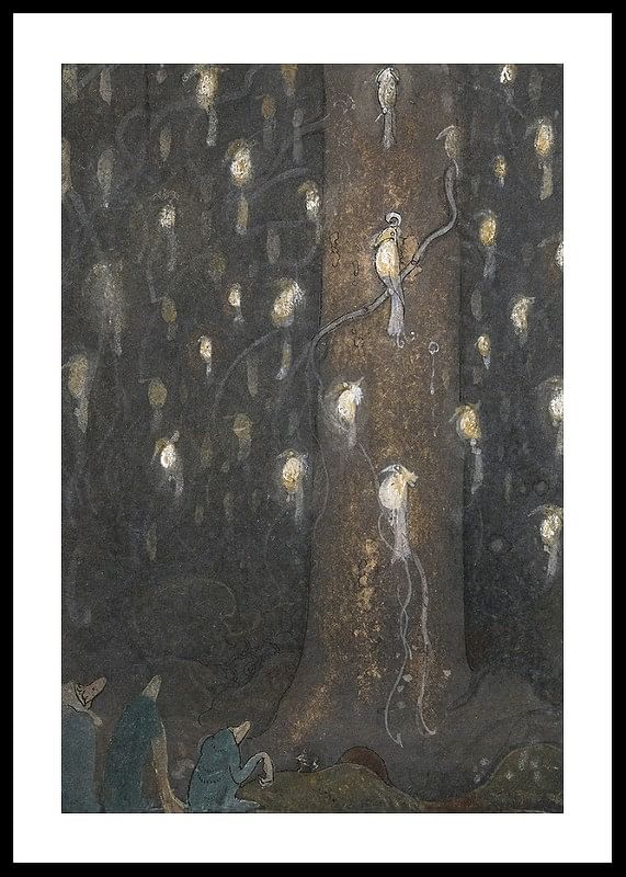 The Birdsong By John Bauer-12