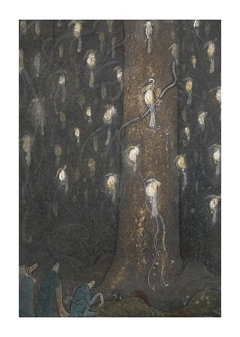 Poster The Birdsong By John Bauer