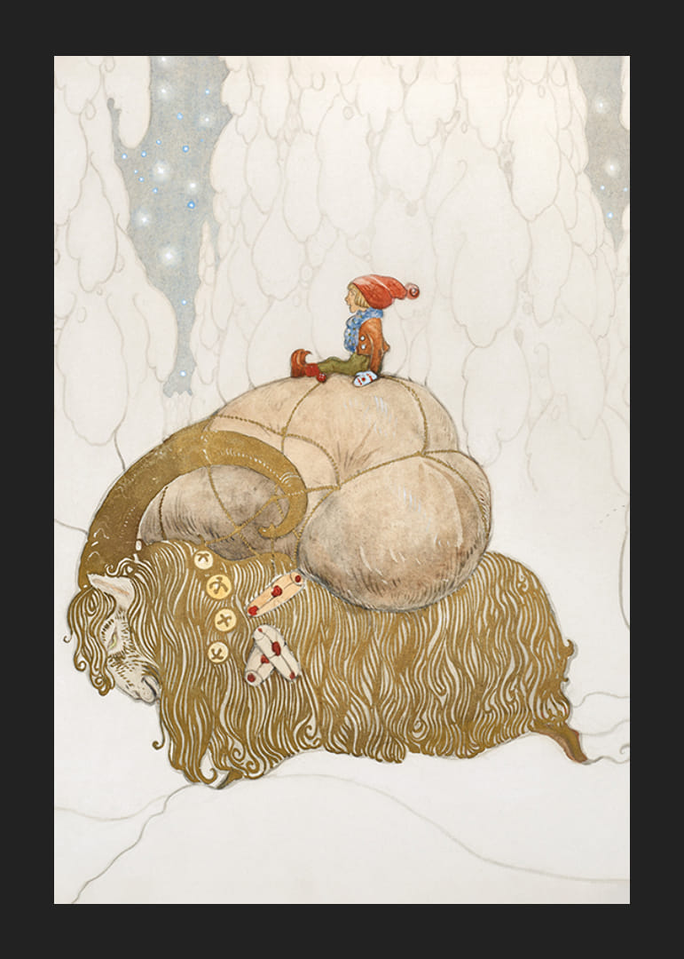 Julbocken By John Bauer-12