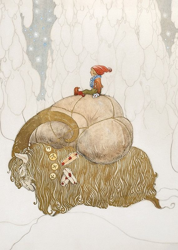 Julbocken By John Bauer-12