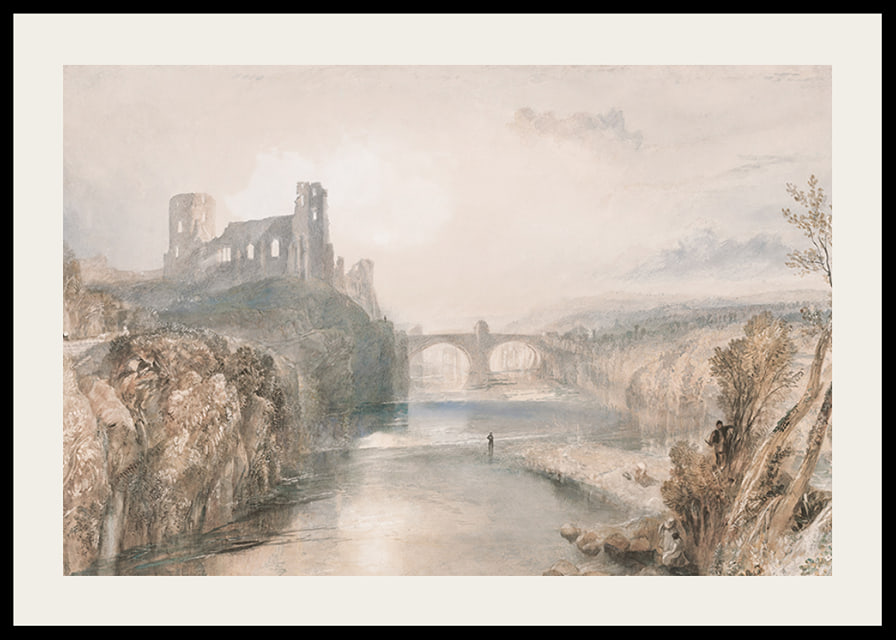 Barnard Castle By Joseph Mallord William Turner-12