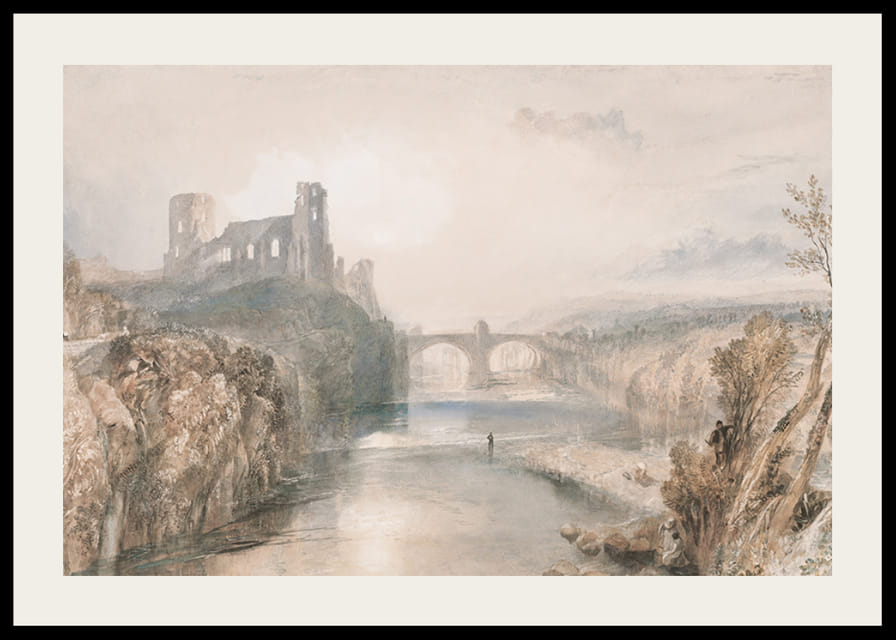 Barnard Castle By Joseph Mallord William Turner-12
