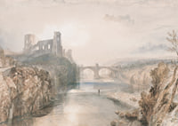 Barnard Castle By Joseph Mallord William Turner-9