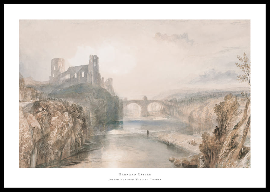 Barnard Castle By Joseph Mallord William Turner-12