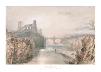 Poster Barnard Castle By Joseph Mallord William Turner