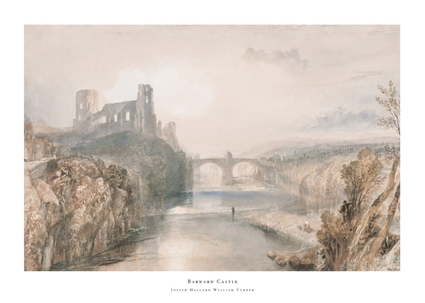 Plakatas Barnard Castle By Joseph Mallord William Turner