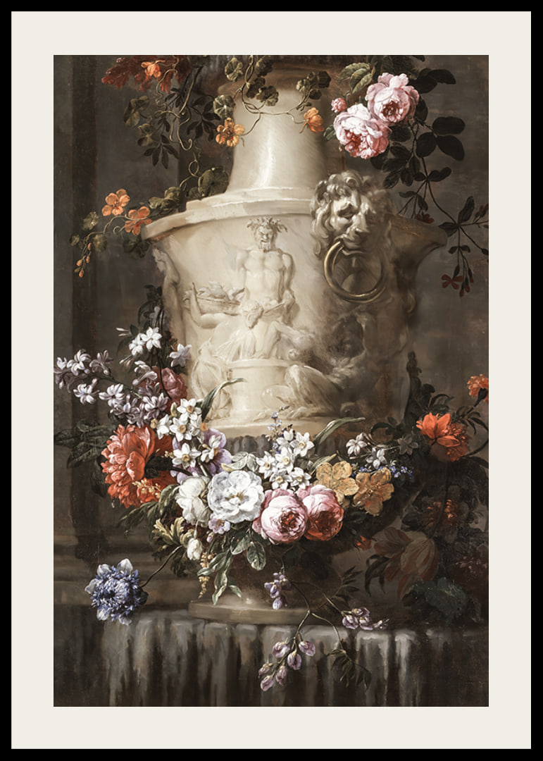A Garland of Flowers By Jean-Baptiste Monnoyer-12