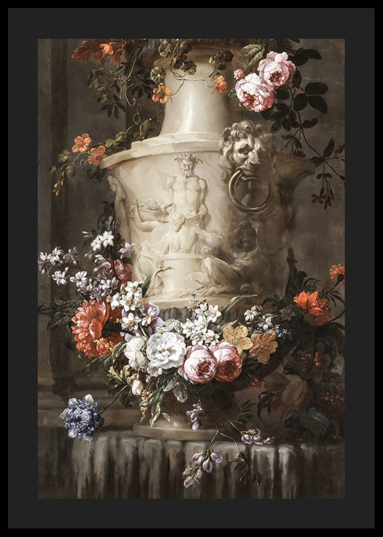 A Garland of Flowers By Jean-Baptiste Monnoyer-12
