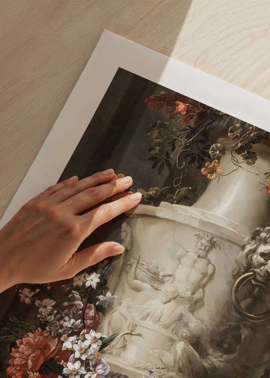 A Garland of Flowers By Jean-Baptiste Monnoyer-12