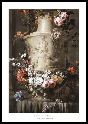 Affiche A Garland of Flowers By Jean-Baptiste Monnoyer