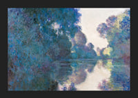 Morning on the Seine near Giverny By Claude Monet-7