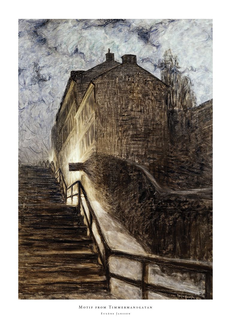 Motiv från Timmermansgatan By Eugène Jansson-12