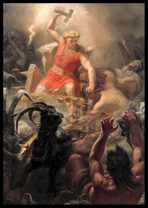 Tor's Fight with the Giants By Marten Eskil Winge-12