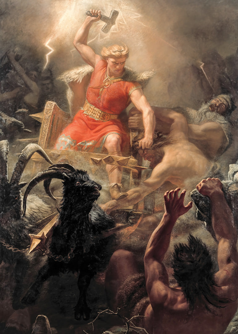 Tor's Fight with the Giants By Marten Eskil Winge-12