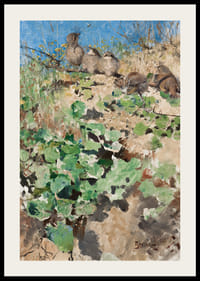 Nestlings of Red-Backed Shrike By Bruno Liljefors-4