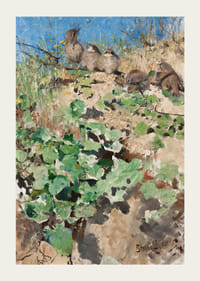 Nestlings of Red-Backed Shrike By Bruno Liljefors-5