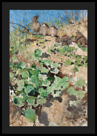 Nestlings of Red-Backed Shrike By Bruno Liljefors-6