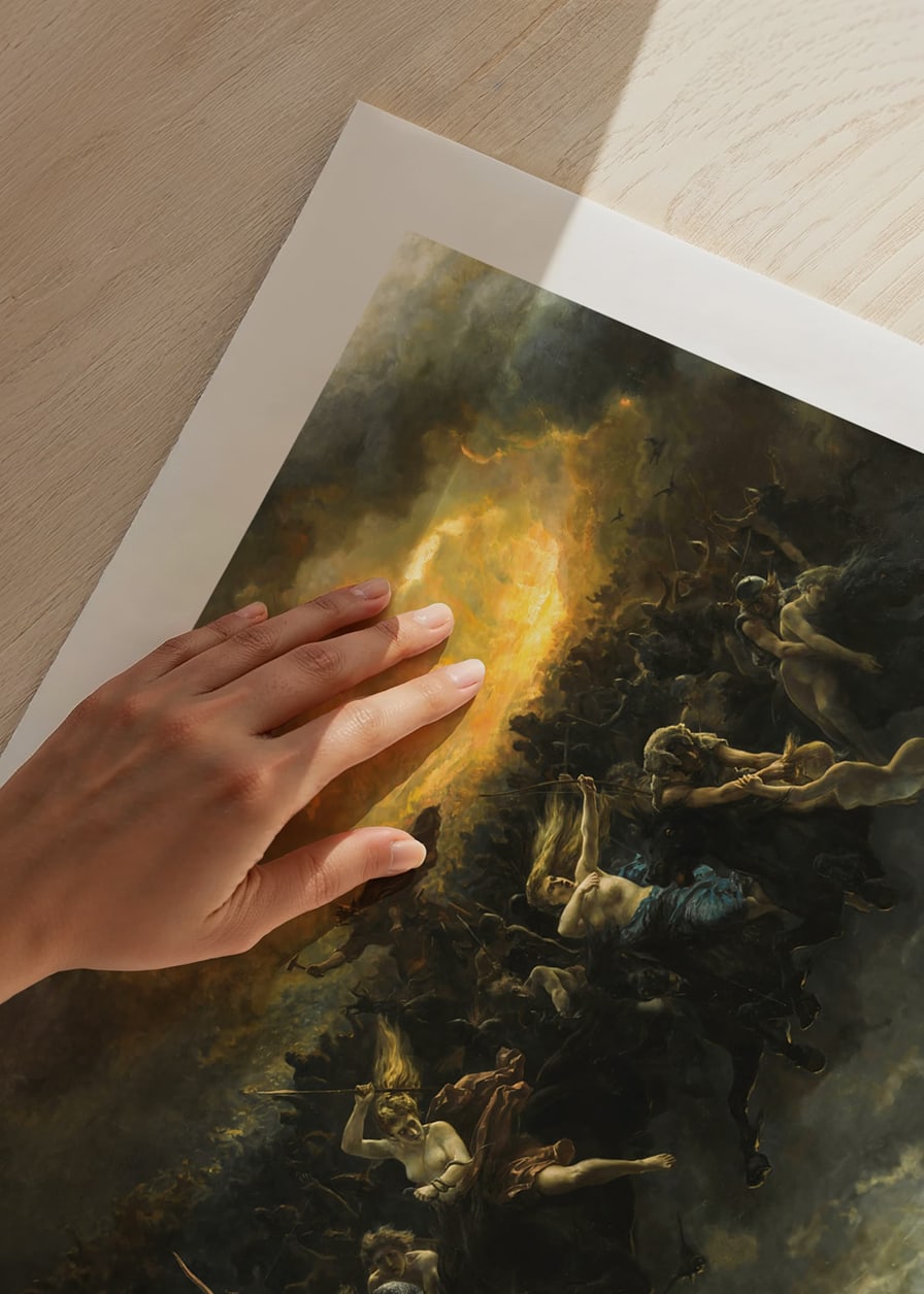 The Wild Hunt of Odin By Peter Nicolai Arbo-12