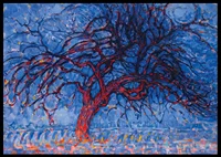 The Red Tree By Piet Mondrian-8