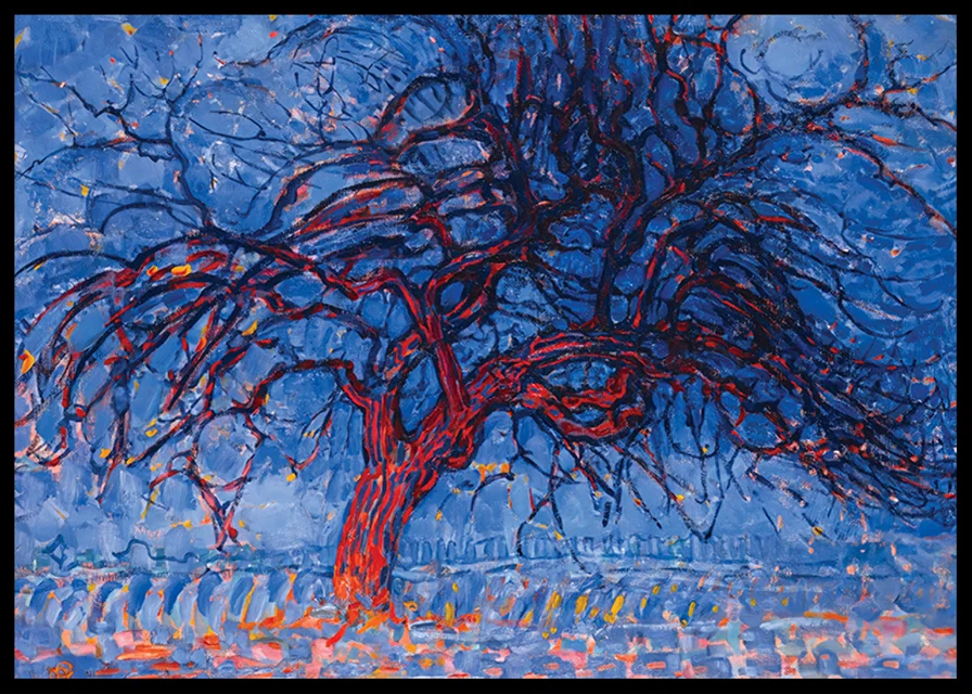 The Red Tree By Piet Mondrian-12