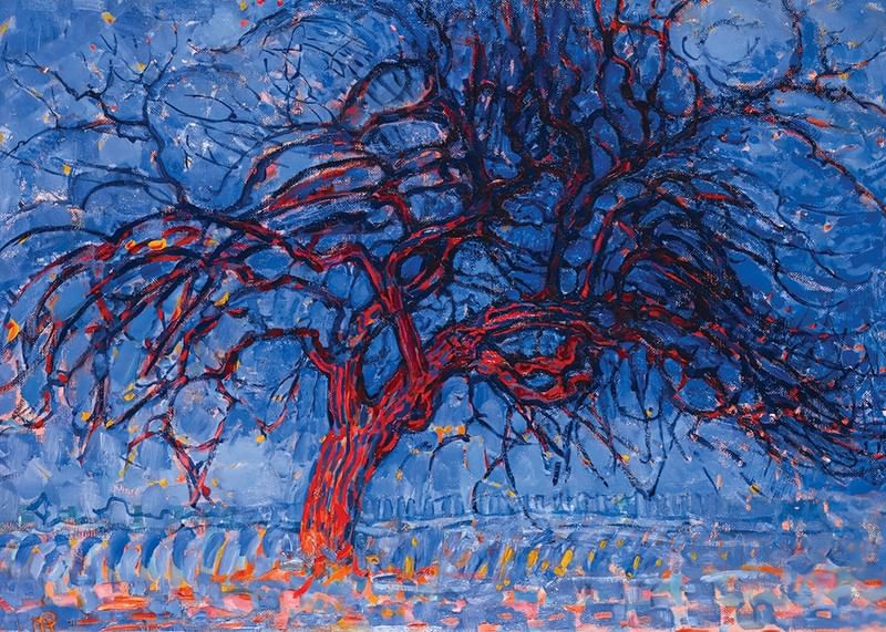 The Red Tree By Piet Mondrian-12