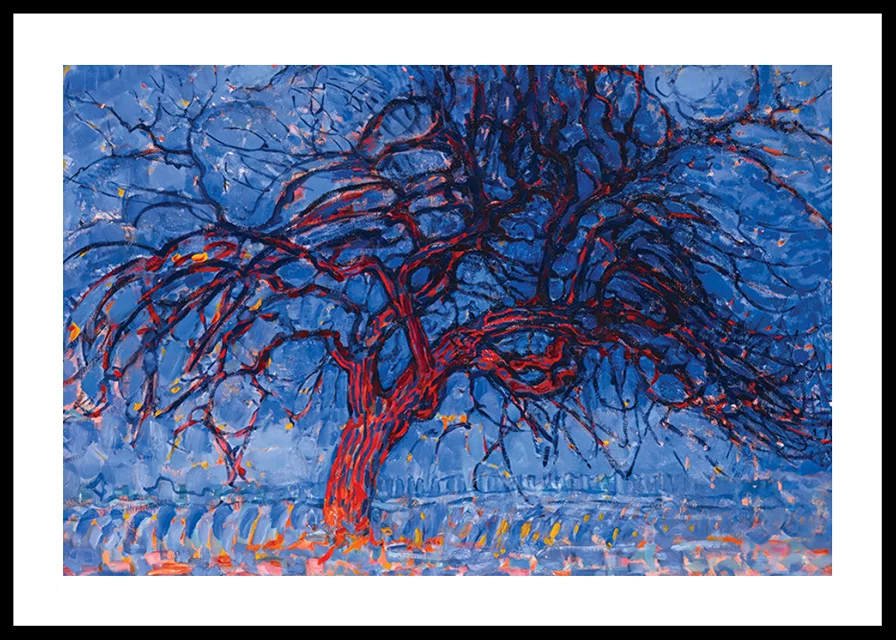 The Red Tree By Piet Mondrian-12