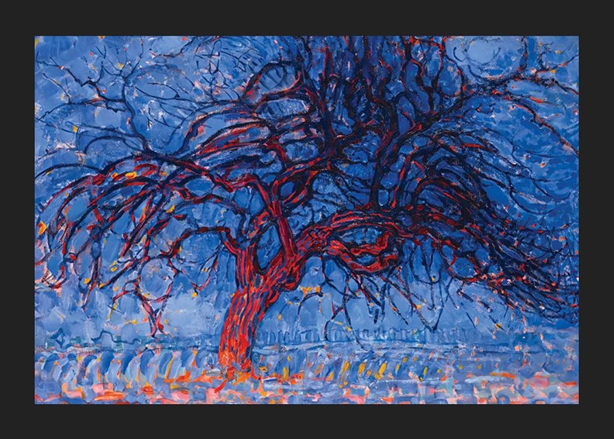 The Red Tree By Piet Mondrian-12