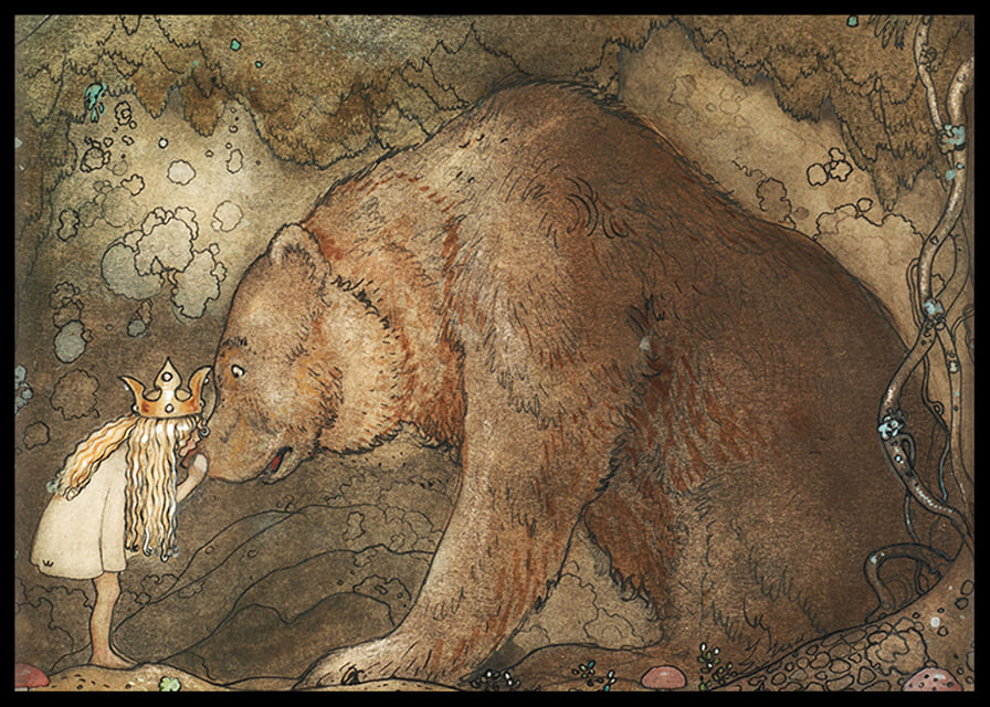Stackars Lilla Basse By John Bauer-12