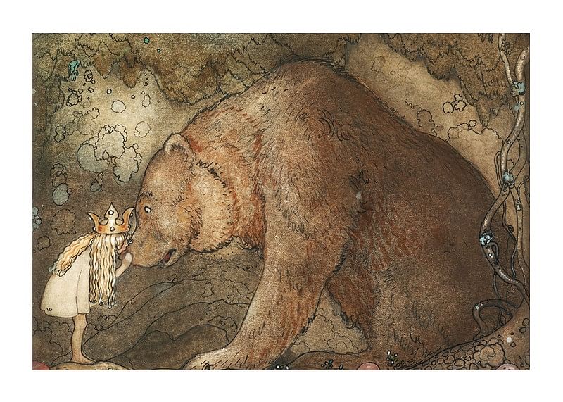 Stackars Lilla Basse By John Bauer-12