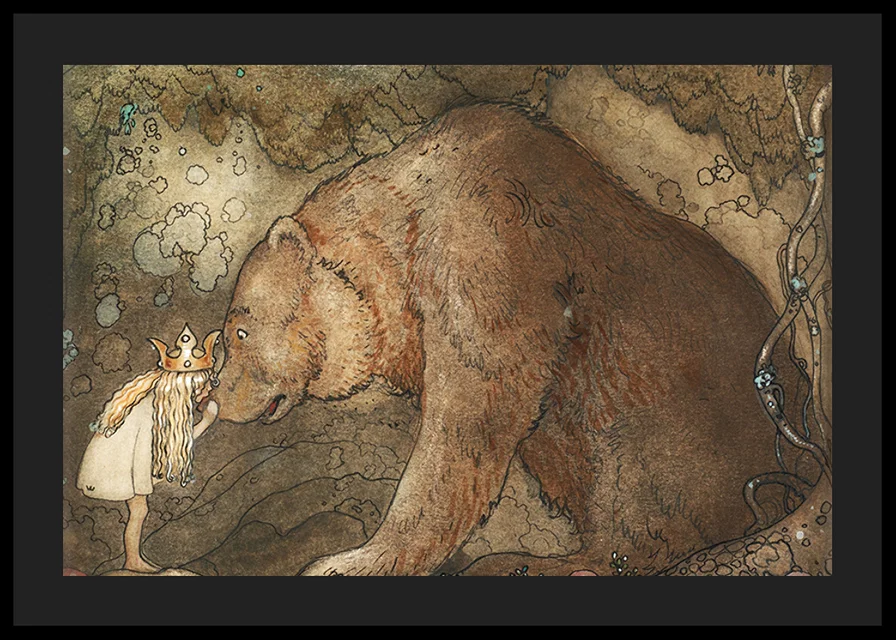 Poor Little Basse By John Bauer-12
