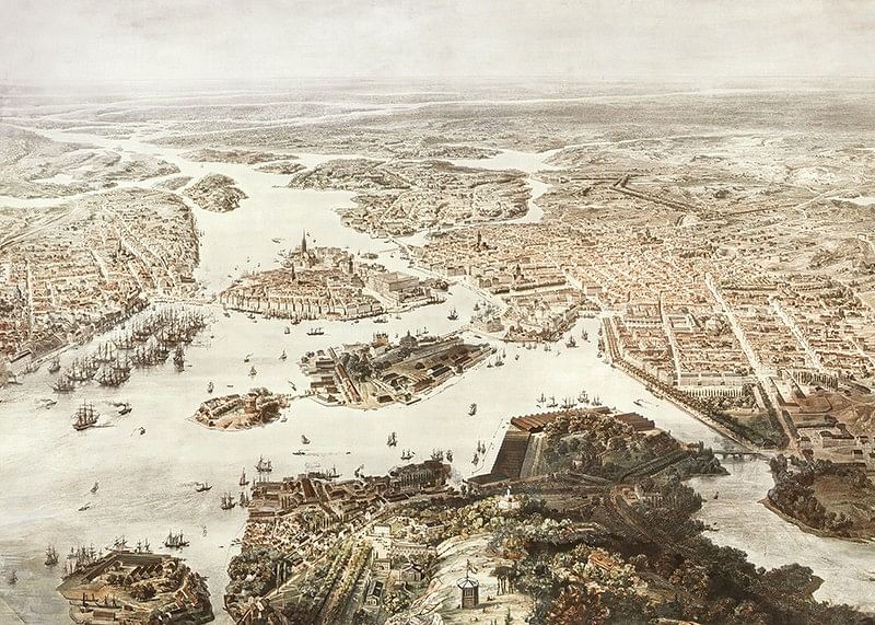 Fogelvue Over Stockholm 1860-12