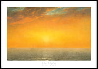 Sunset On the Sea By John Frederick Kensett-0