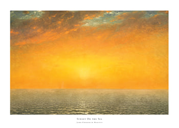 Affiche Sunset On the Sea By John Frederick Kensett