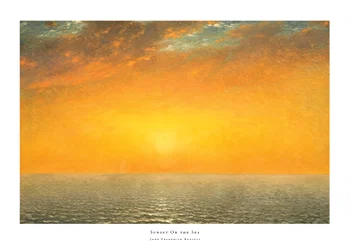 Poster Sunset On the Sea By John Frederick Kensett