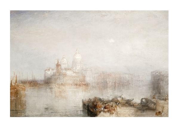 Plagát Dogana and Santa Maria By William Turner