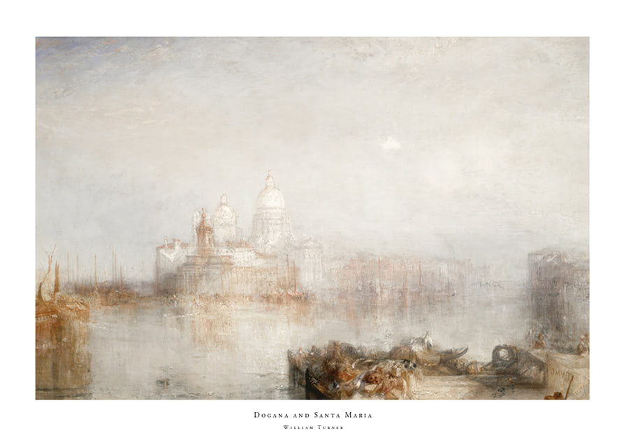 Dogana and Santa Maria By William Turner-12