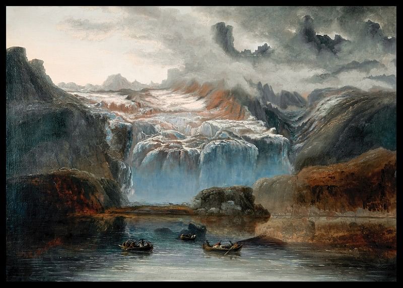 The Glacier By Peder Balke-12