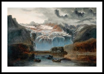 Poster The Glacier By Peder Balke