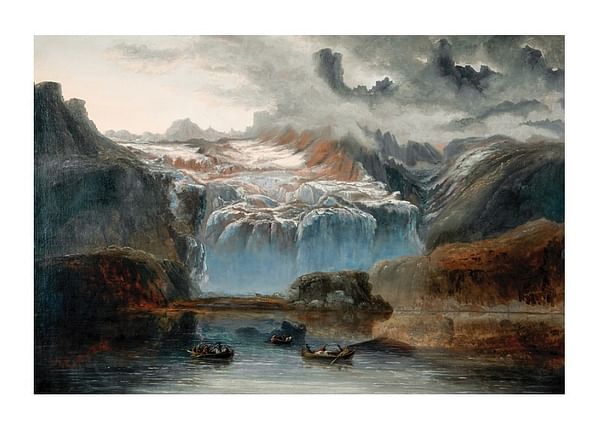 Plagát The Glacier By Peder Balke